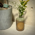 FLOWER VASE - MOSS W/ BIG CIRCLE