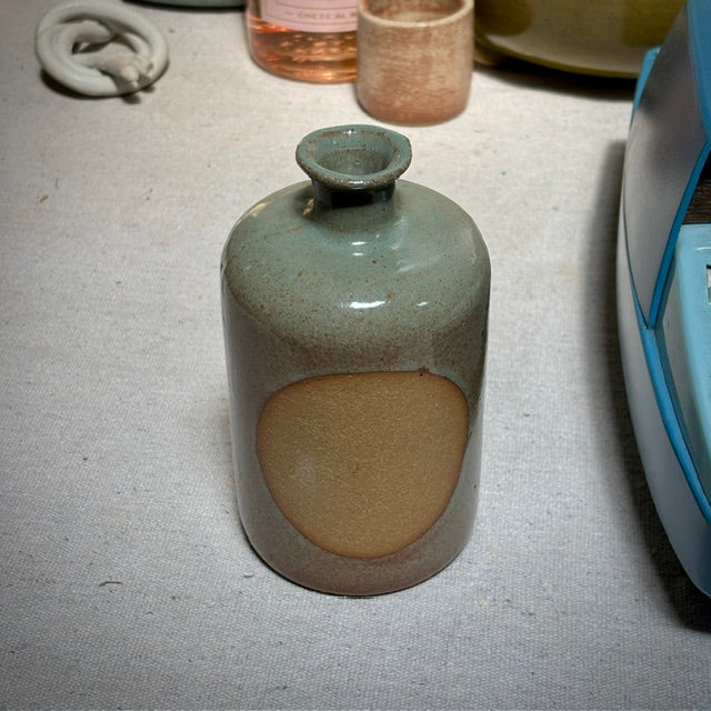 FLOWER VASE - MOSS W/ BIG CIRCLE