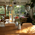CHANDELIER - BLUE BEEHIVE PENDANTS