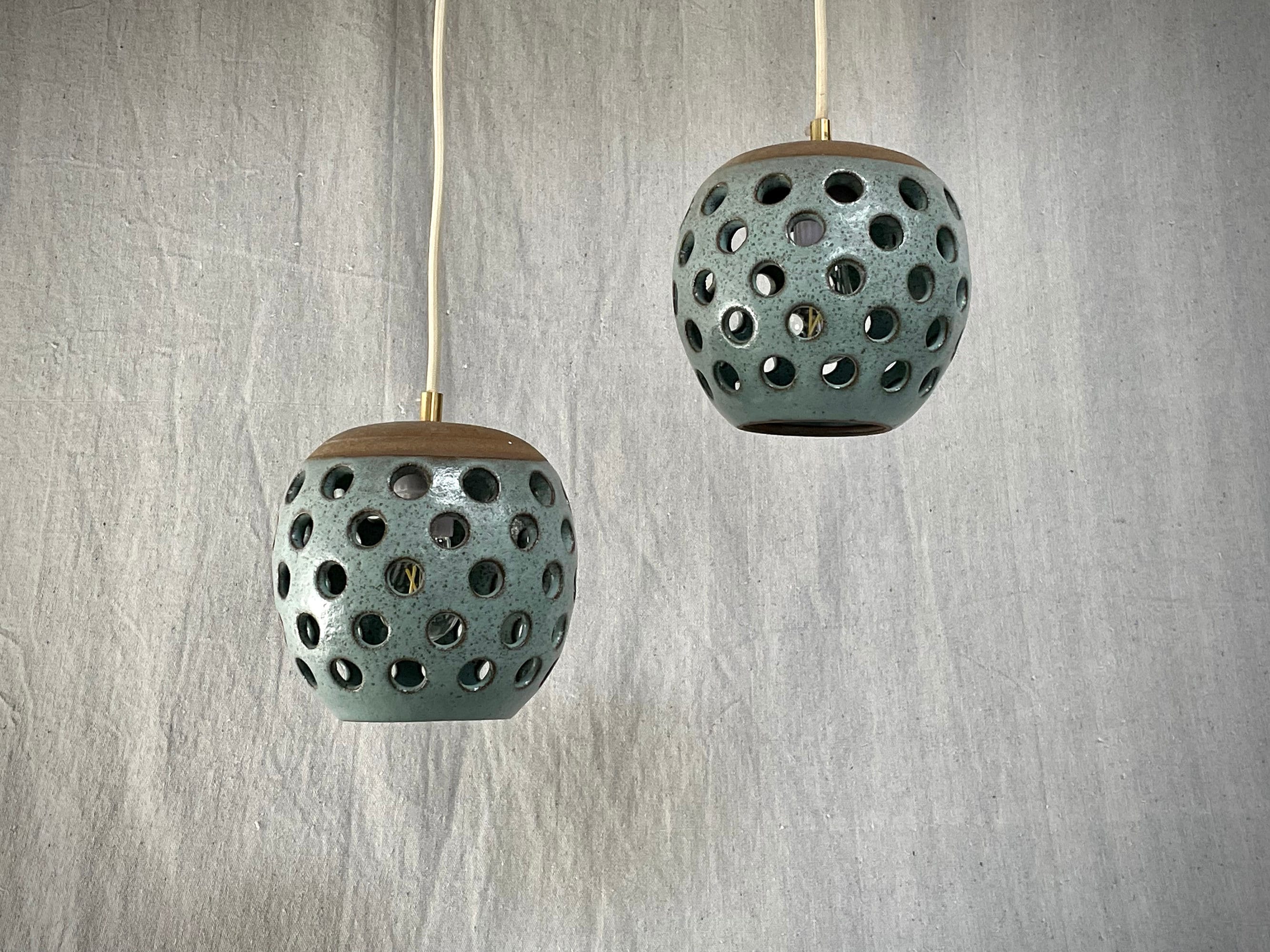 MATCHING BEEHIVE PENDENT LAMPS