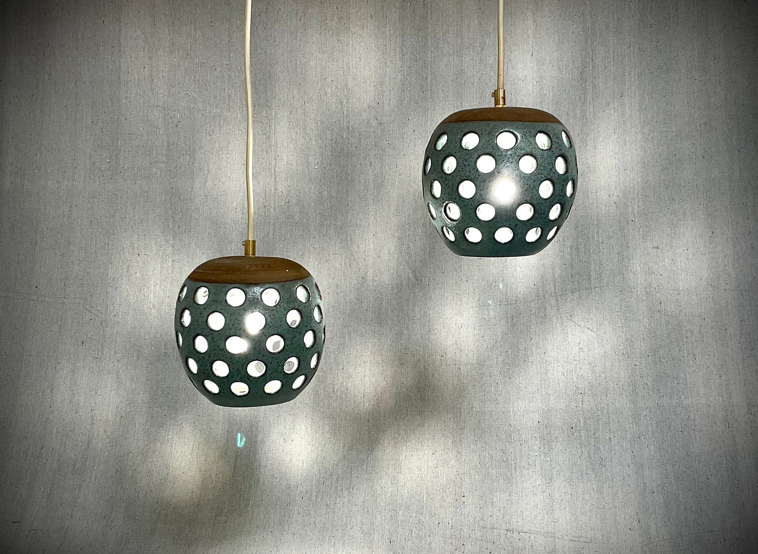 MATCHING BEEHIVE PENDENT LAMPS