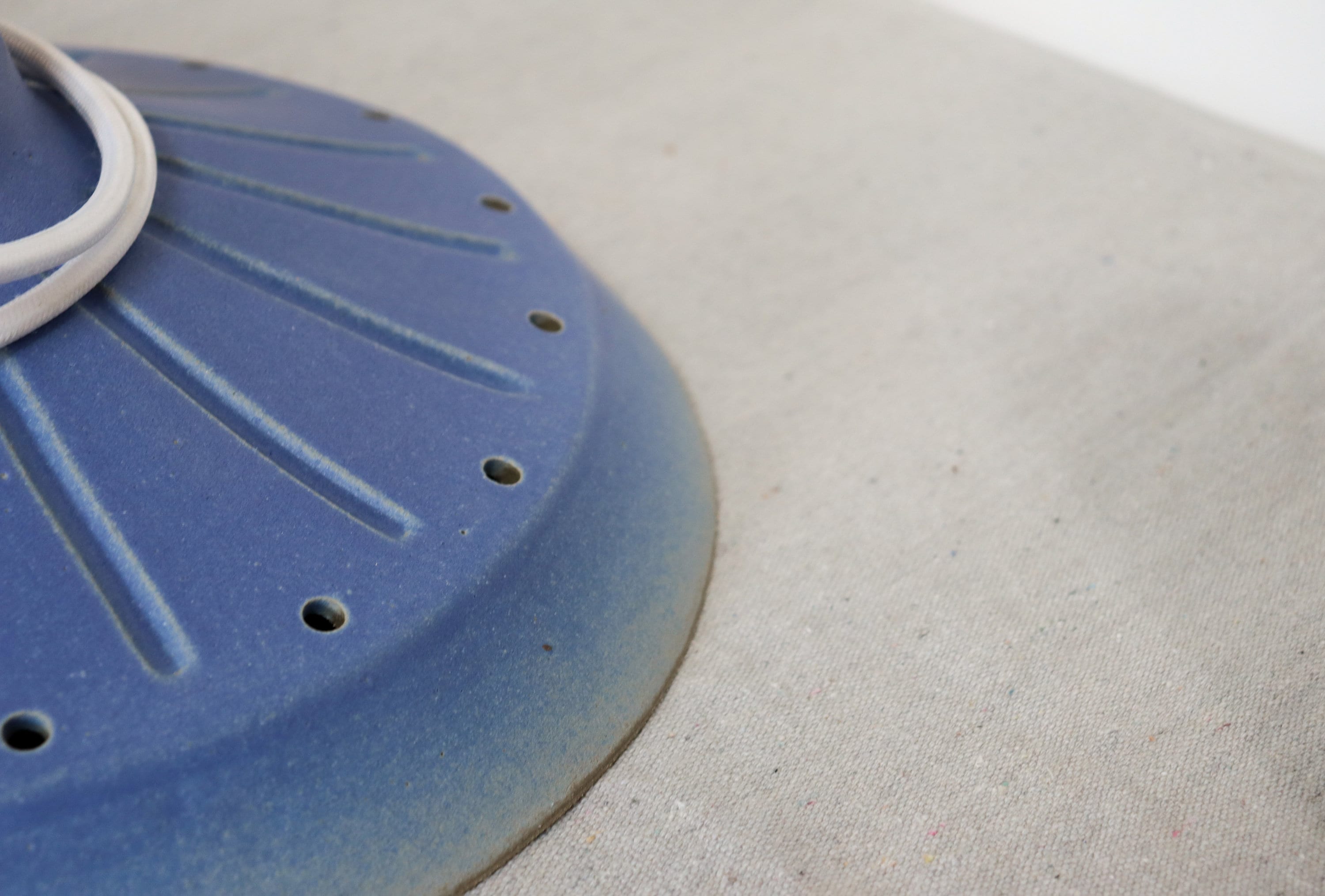 13.5” MATTE BLUE UMBRE BARN SHADE