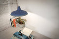 13.5” MATTE BLUE UMBRE BARN SHADE
