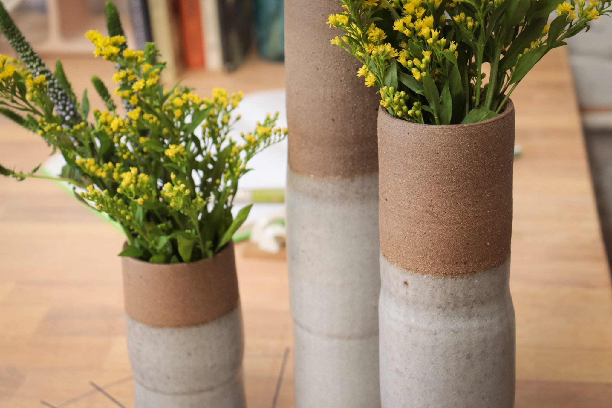 3 piece flower vase.