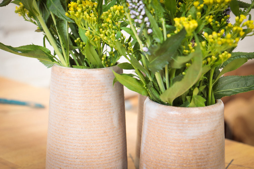 Small 3 piece flower vases